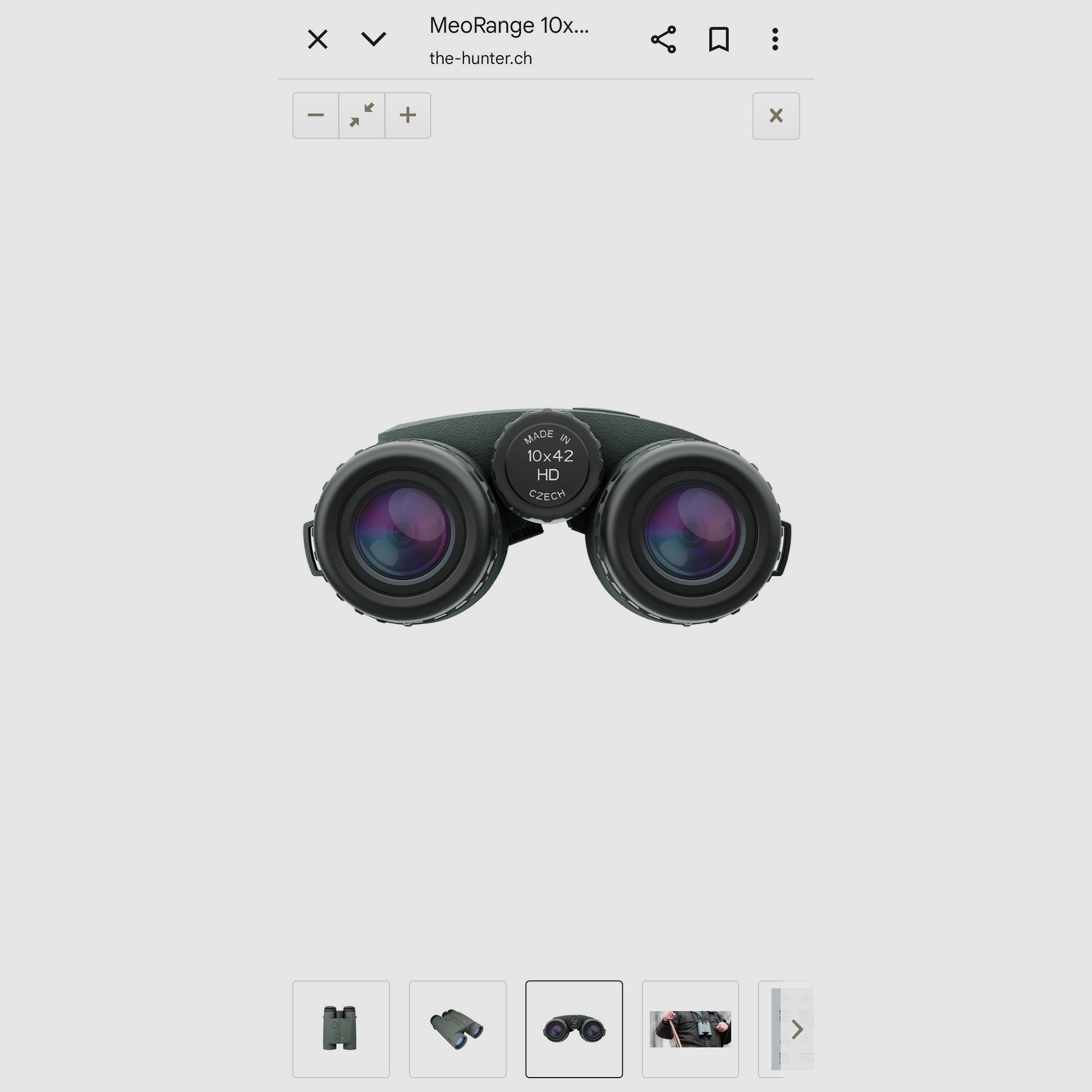 Fernglas Meopta MeoRange 10x42 HD Basic mit Entfernungsmesser