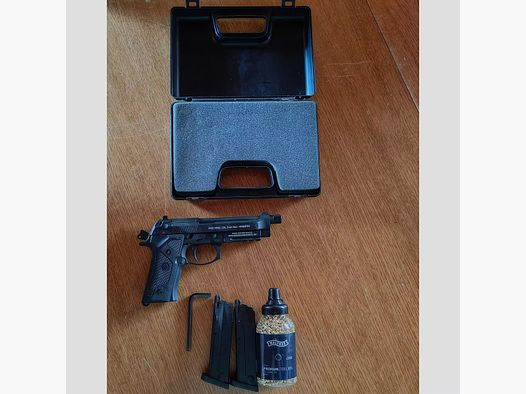 Beretta M9A3 FM Schwarz 4,5 mm Stahl BB Co2-Pistole Blow Back