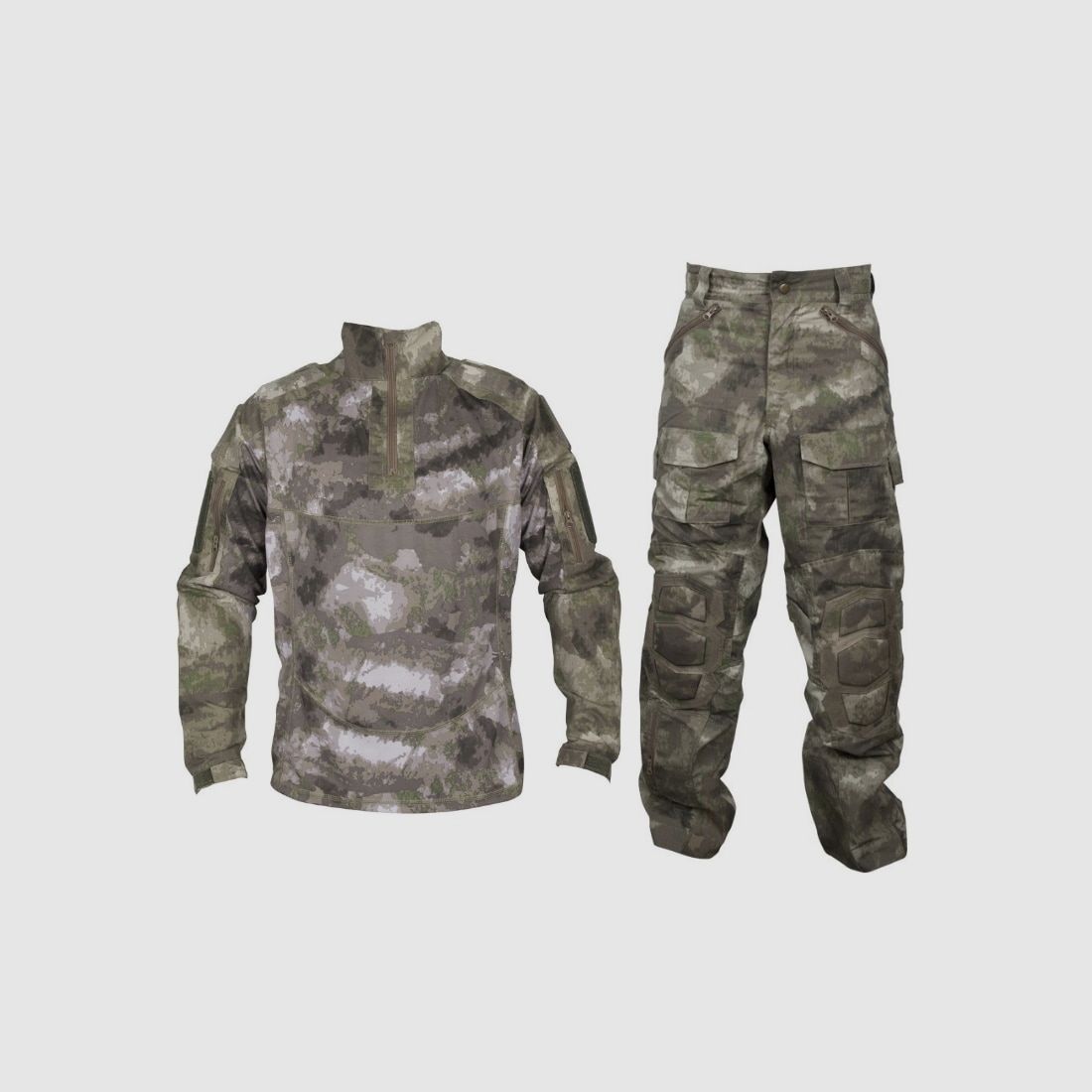 DELTA SIX Bundle tattico Paintball Spec-Ops 2.0 (Tubo+Maglia) Urban Brown-Grey Camo