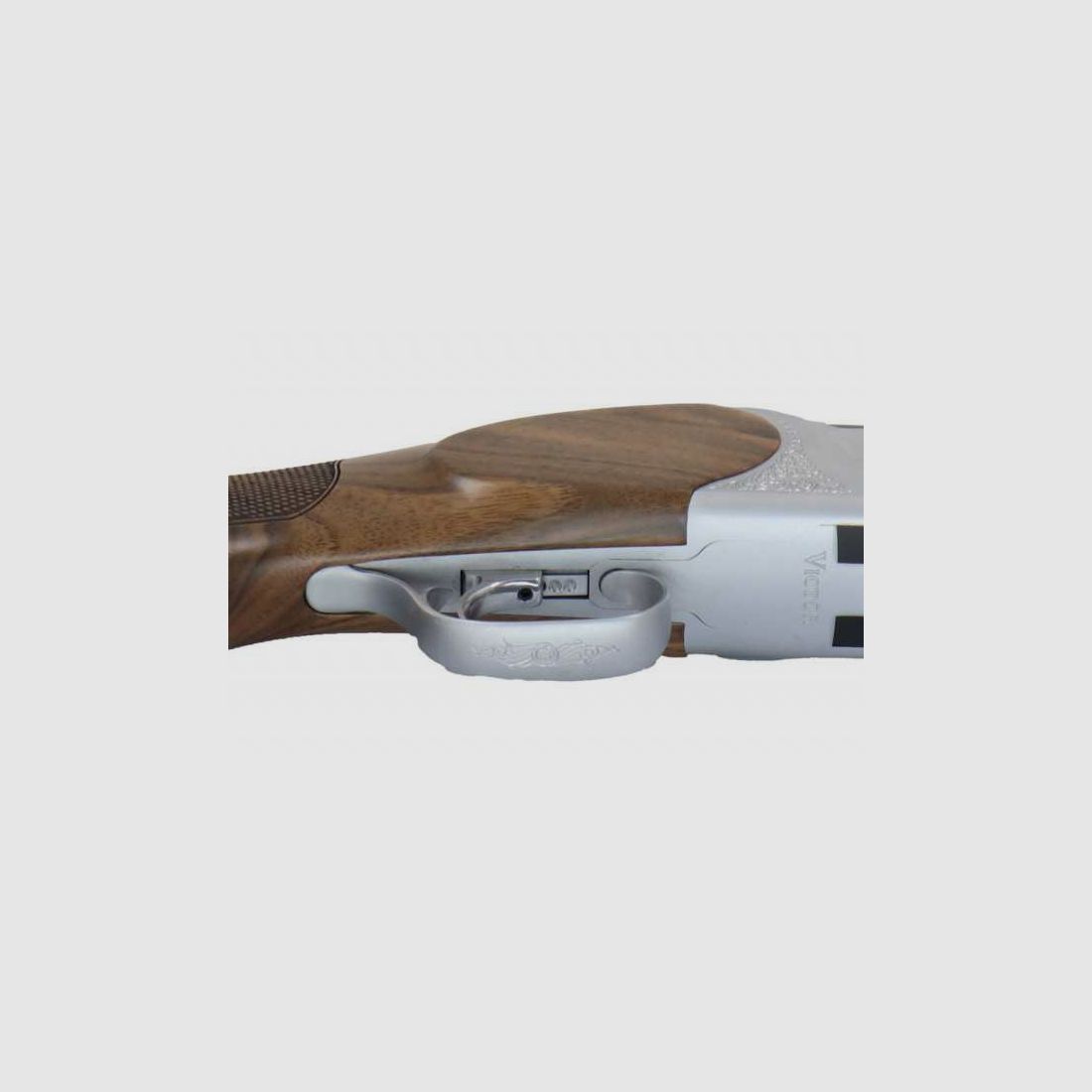 Huglu Victor Sport 76cm fusil superposé argent calibre 12/76