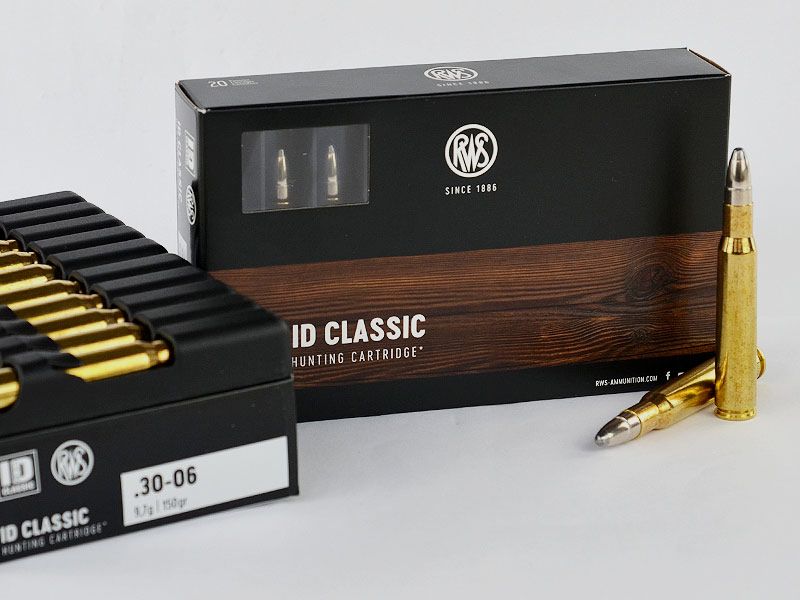 RWS .30-06, ID-Classic 150 grs 1 paquet (20 coups à 3,45 € chacun)