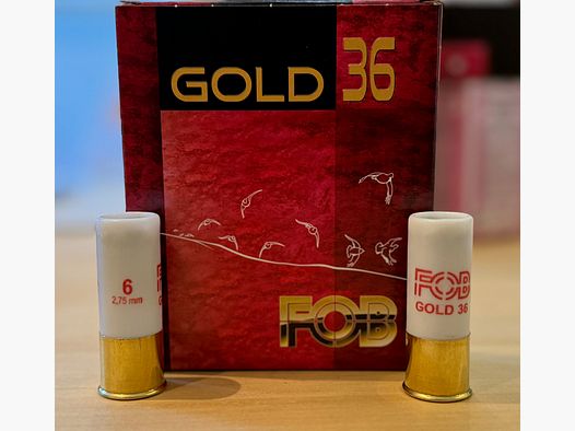 FOB Gold 36 - 12/70 - 36g - Nr. 6 (2,75mm) - Blei