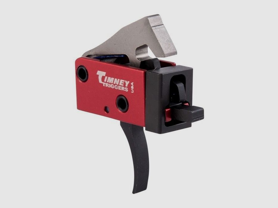TIMNEY TRIGGERS TIMNEY TRIGGERS 682 AR 9mm PCC Two Stage, Curved 2lb Set 2lb Release AR15 / M4 / M16 DropIn Abzug