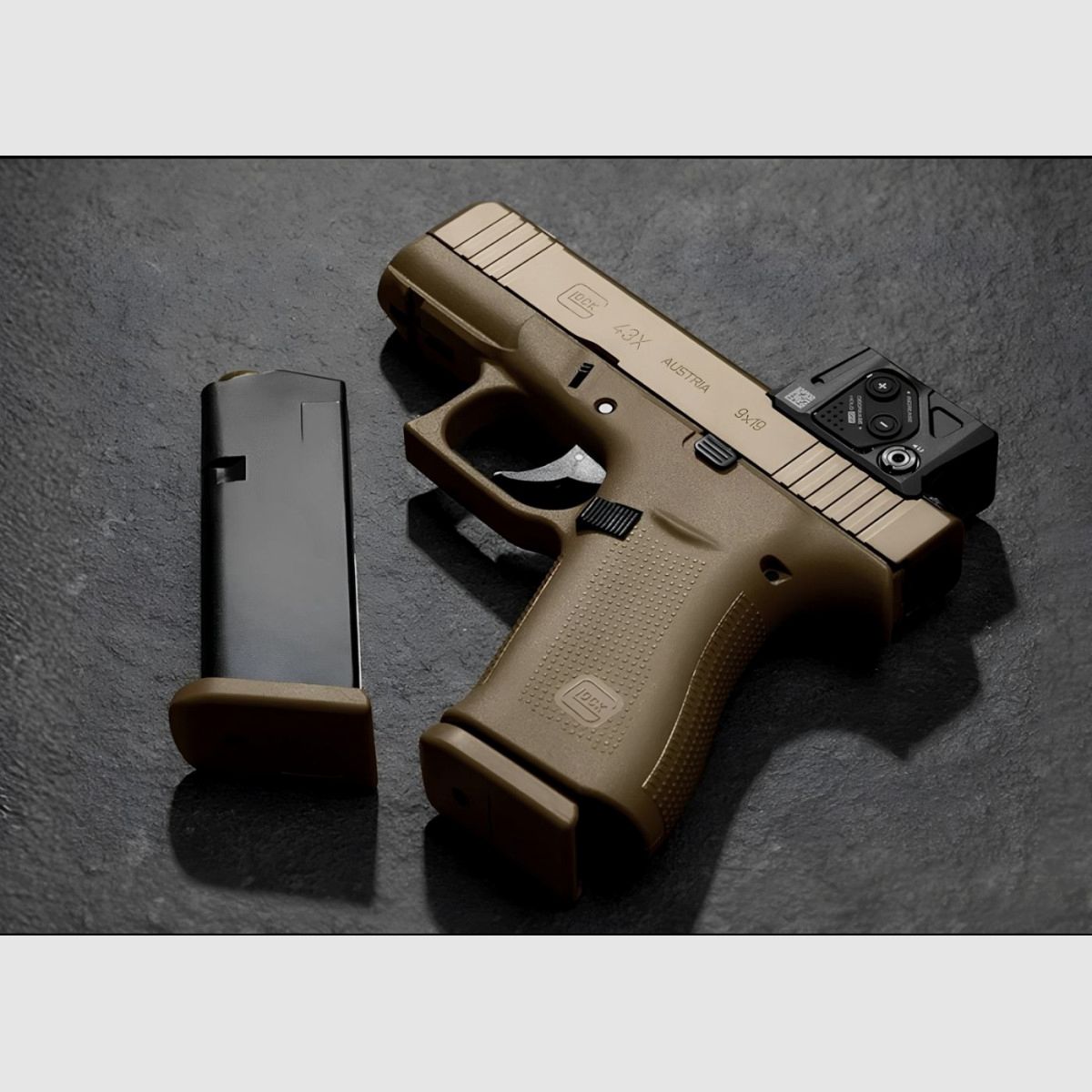 Glock 43x Coyote A-CUT Aimpoint COA, afbeelding 7 van 7