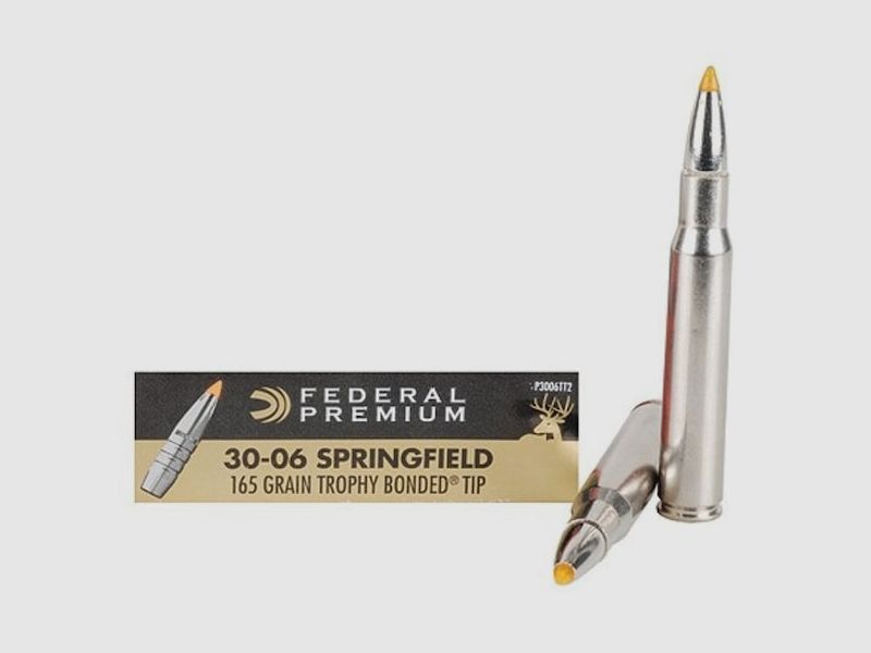 Federal Premium Trophy Bonded Tip .30-06 Sprg. 165GR 20 Patronen