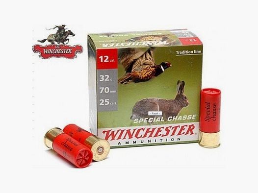 Winchester Special Caza .12/70 34g #7,5 (2,4mm) 25 cartuchos
