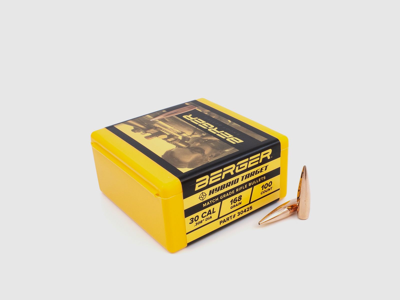 Berger Geschoss .30 Hybrid Target 168GR 100 Stück