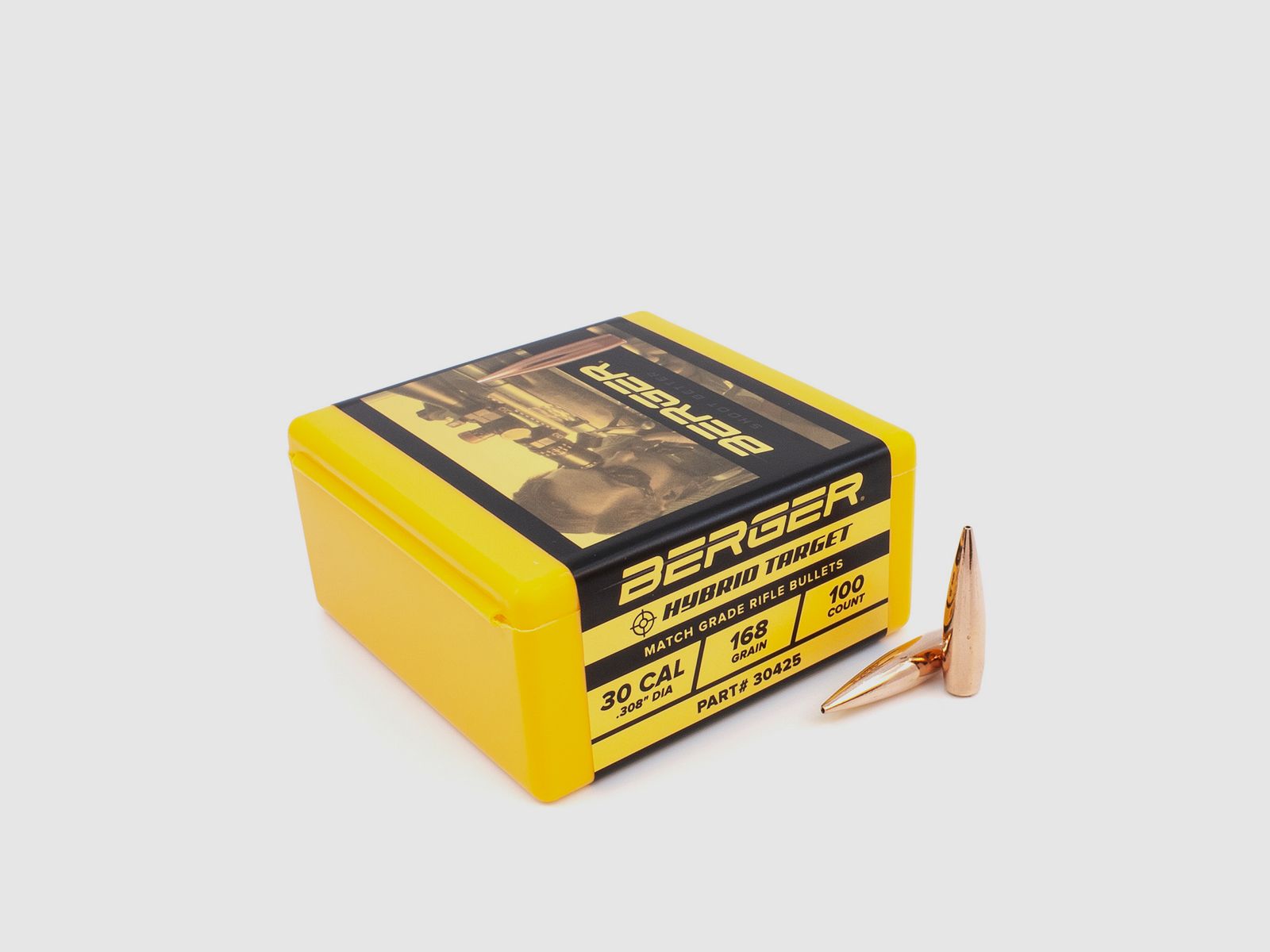 Berger Geschoss .30 Hybrid Target 168GR 100 Stück