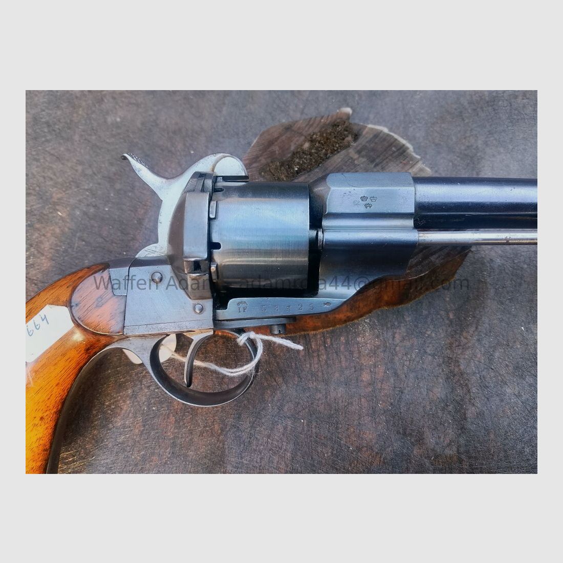 Lefaucheux , E. / Paris Armee Revolver M 63 Schweden
