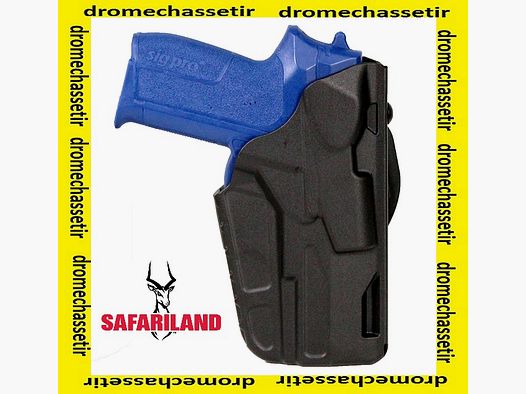 Rechts-Holster Safariland, Modell 7376 7TS für Sig Sauer SP 2022, Schwarz