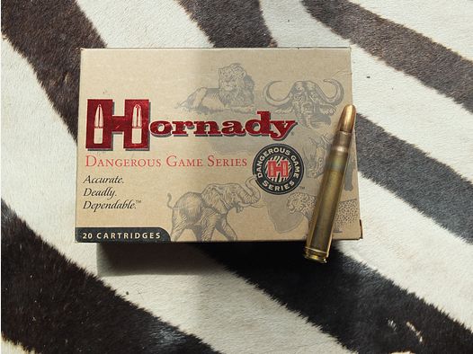 375 H&H Magnum Hornady Dangerous Game Solid 300grain