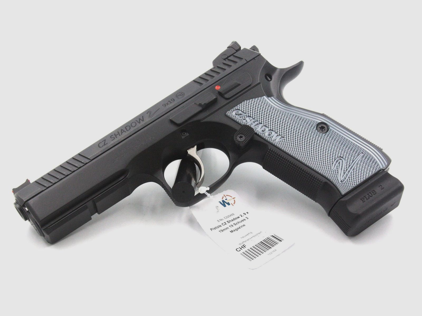 Pistole CZ Shadow 2, 9×19, 19 Schuss, 3 Magazine, Bild 1 von 3
