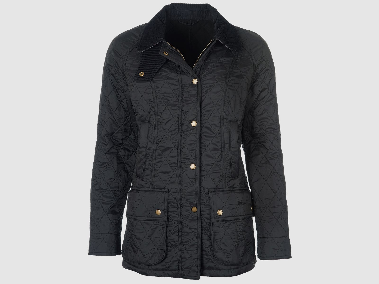 Barbour Beadnell Polarquilt Zwart Dames 14