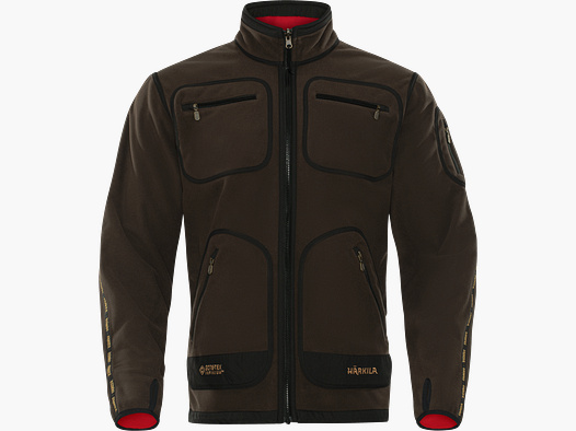 Härkila Kamko Fleecejacke Brown/ Red