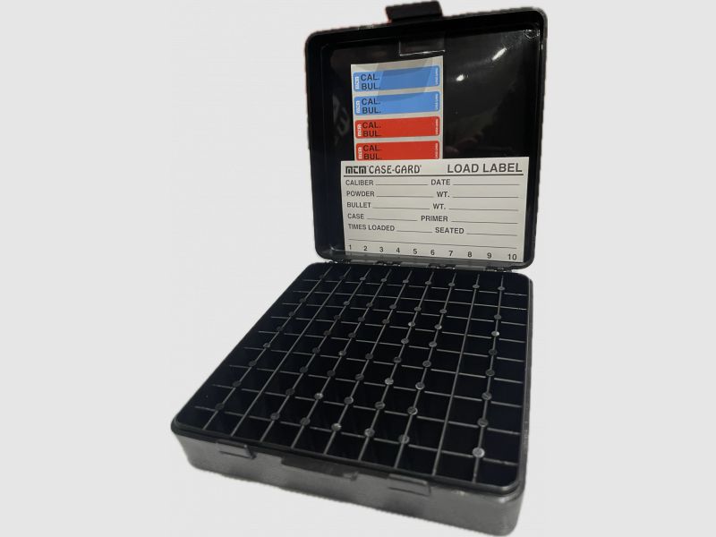 MTM MUNITIONSBOX CASE GUARD P-100-45 FÜR .45 AUTO U.W. - 100 SCHUSS-SCHWARZ