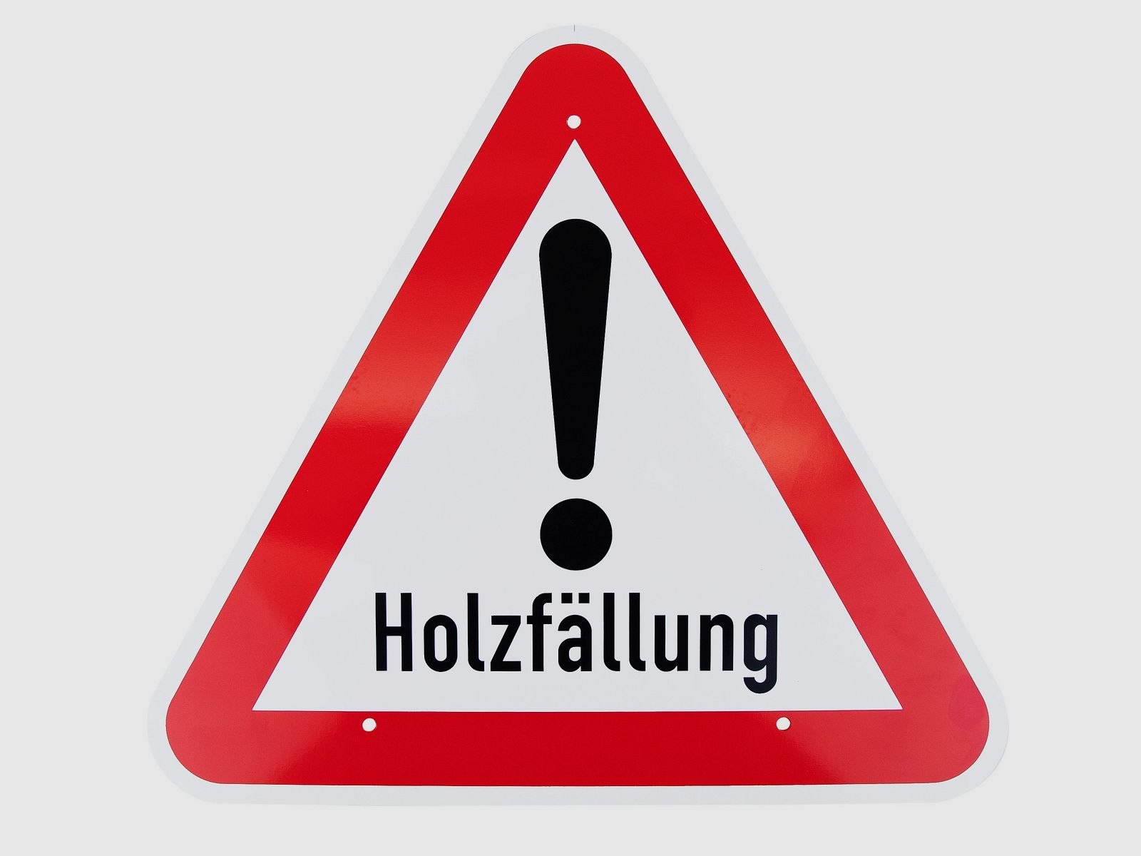 Warnschilder Holzfllung
