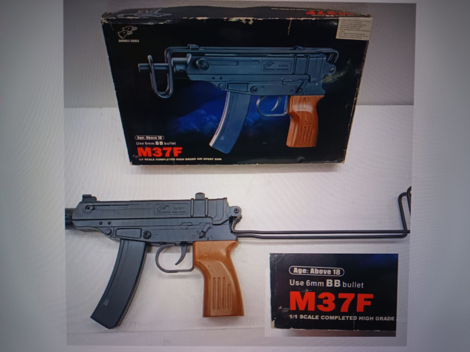 M37F czeski ,,Skorpion" + kolba składana + amunicja kal.6mm + magazynek >!< OVP, zdjęcie 1 z 4