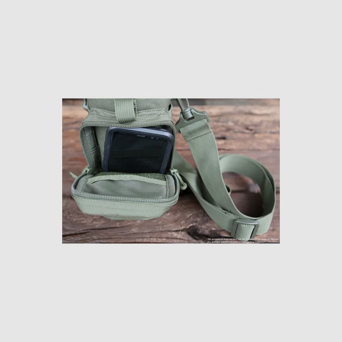 Gürteltasche / Umhängetasche / Flaschenhalter Brandit  "Bottle Holder II" - Schwarz