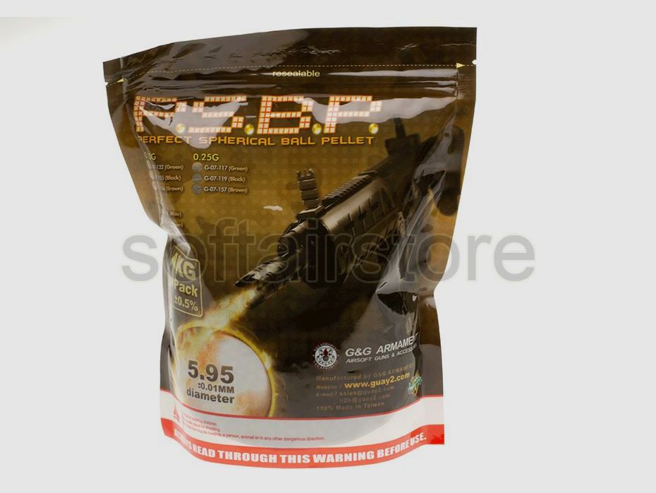 Perfect Airsoft BB`s 0.20g (5.000 Stück) diameter 5,95mm - Braun
