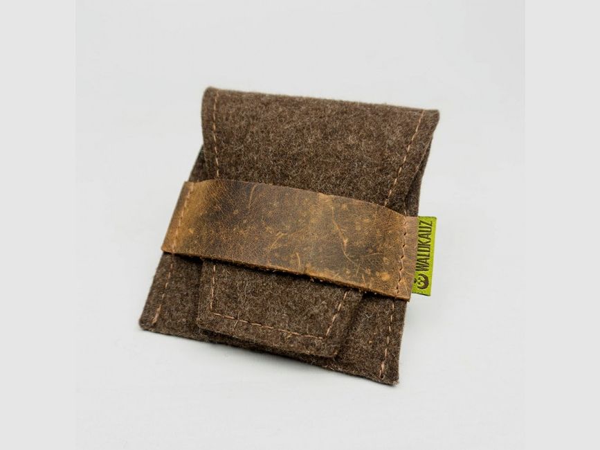 Waldkauz Filz Patronenetui ''5er Büchse'' / für 5 Kugelpatronen, Bild 2 von 4