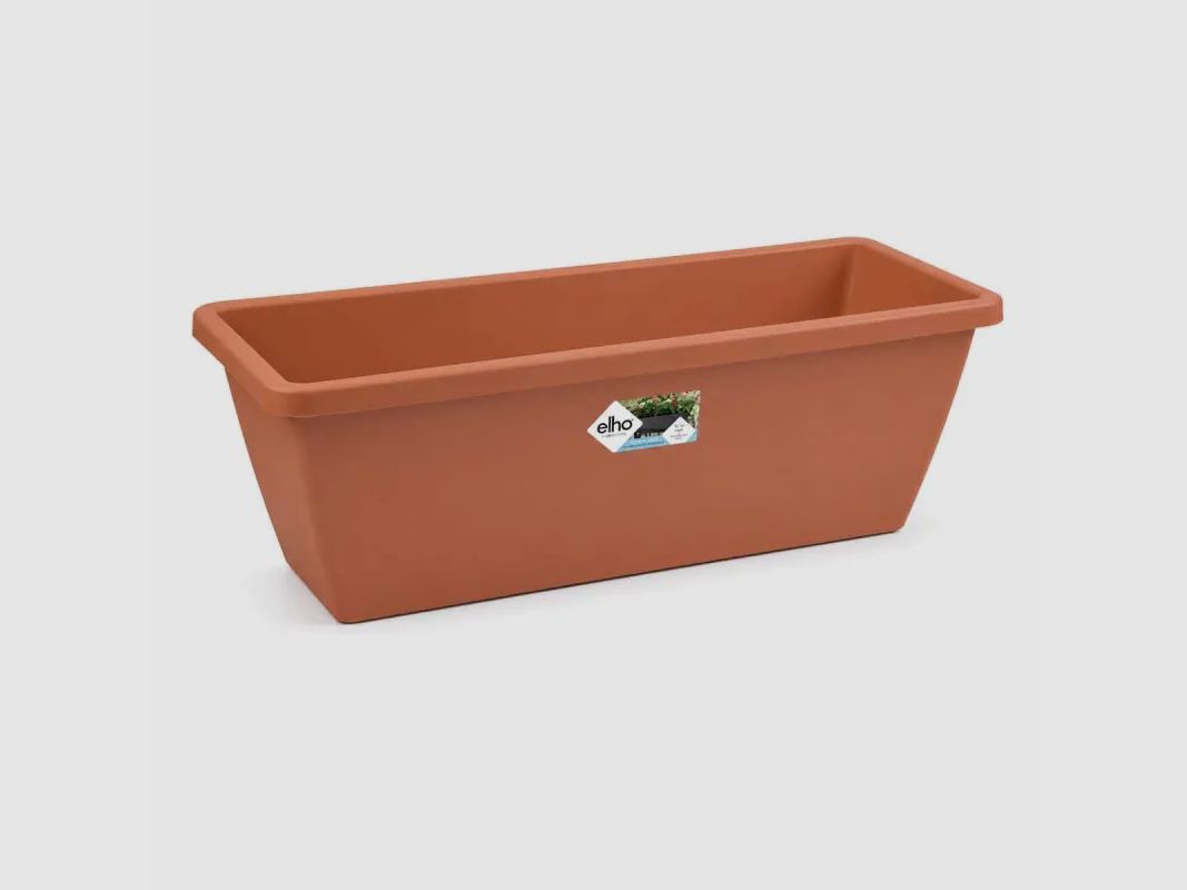 Set aus 4 Elho® Balkonkästen 50x16cm aus Kunststoff mit Terrakotta-Effekt, Bild 4 von 10