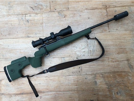 Absolut neuwertig - frisch aus dem Laden: Mauser M18 Fenris .223 Rem mit Optik und Schalldämpfer 