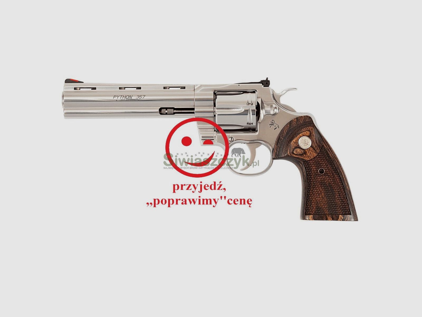 Rewolwer COLT Python 6" kal.357Mag/38Spec, zdjęcie 1 z 3