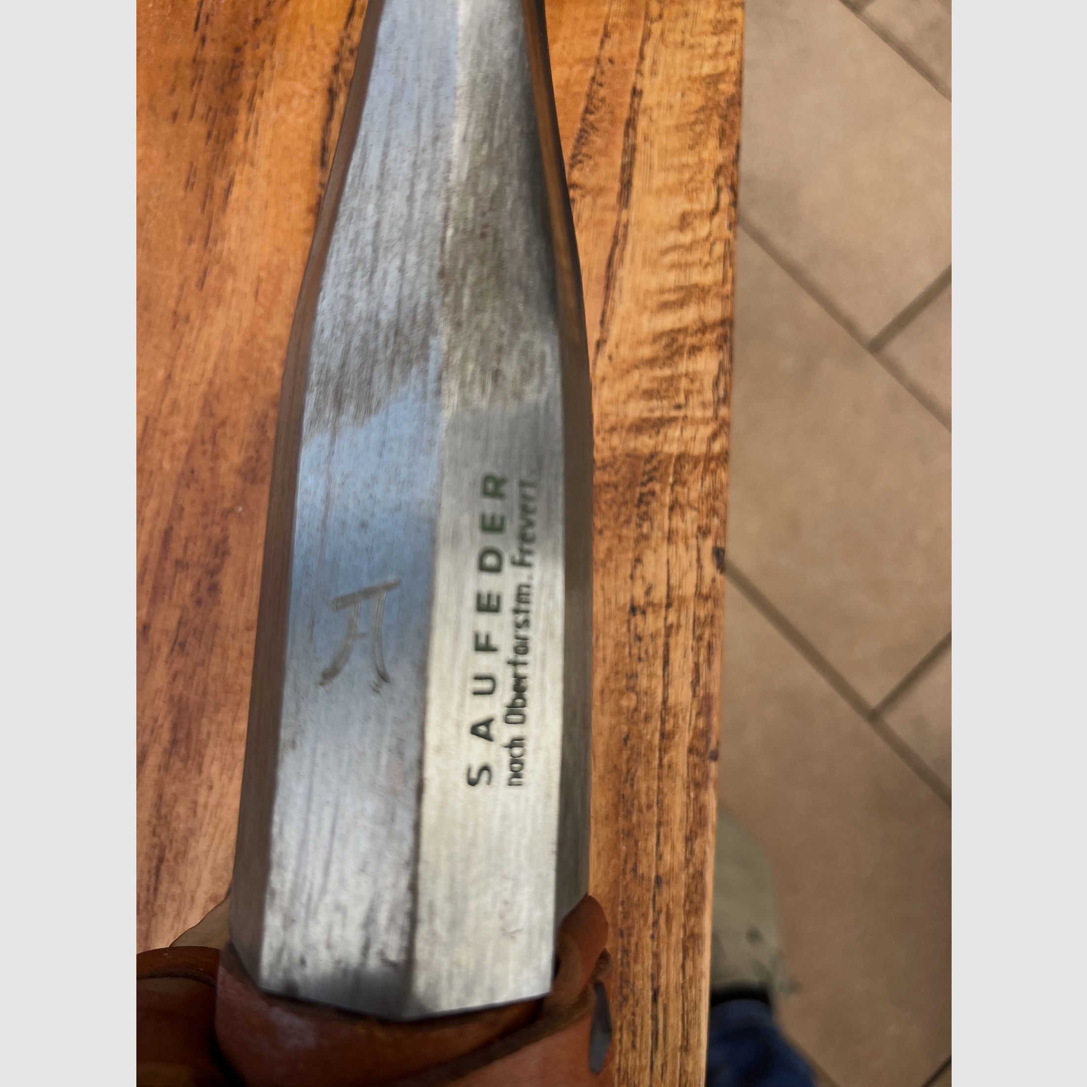 Original Puma Saufeder Oberforstmeister Walter Frevert Solingen