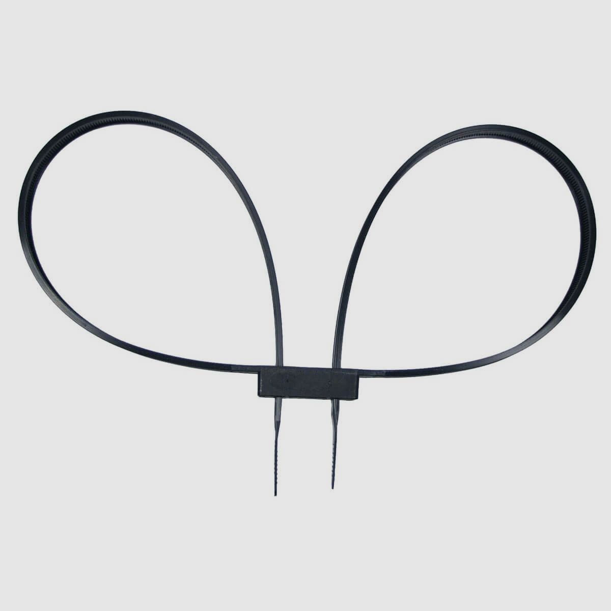 Plastic handcuff, black