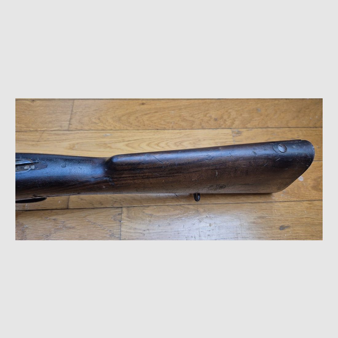 Seltenes Mauser-Gewehr Spanisch M1893 – Originalkaliber 7×57 Mauser (selten) – Reglementäre Konfiguration – Oviedo 1928 – Sehr guter mechanischer Zustand und guter Lauf – Originalbrünierung zu 95% – Eine überraschend moderne Waffe – TBE, Bild 12 von 31