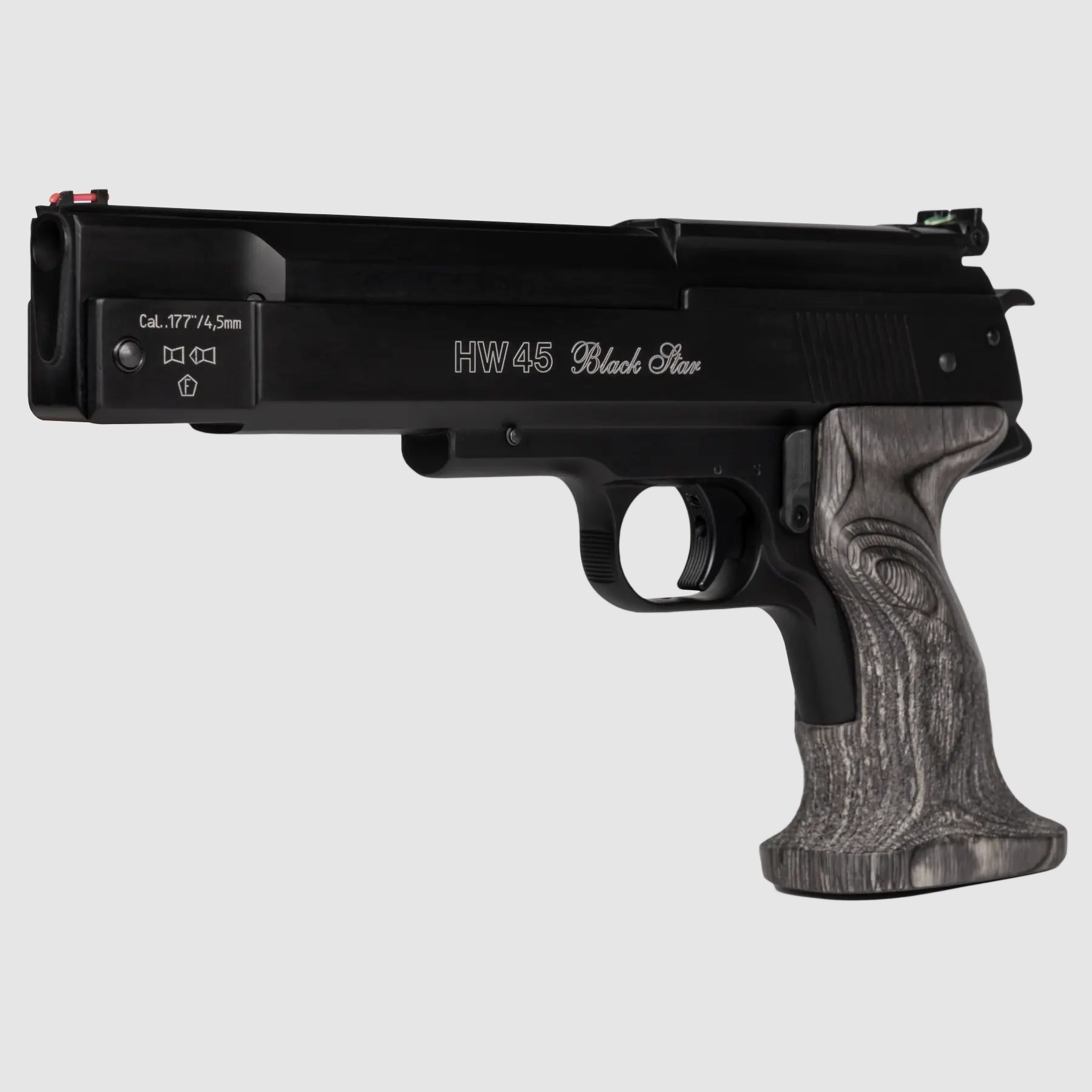 Pistola ad aria Weihrauch HW 45 Black Star