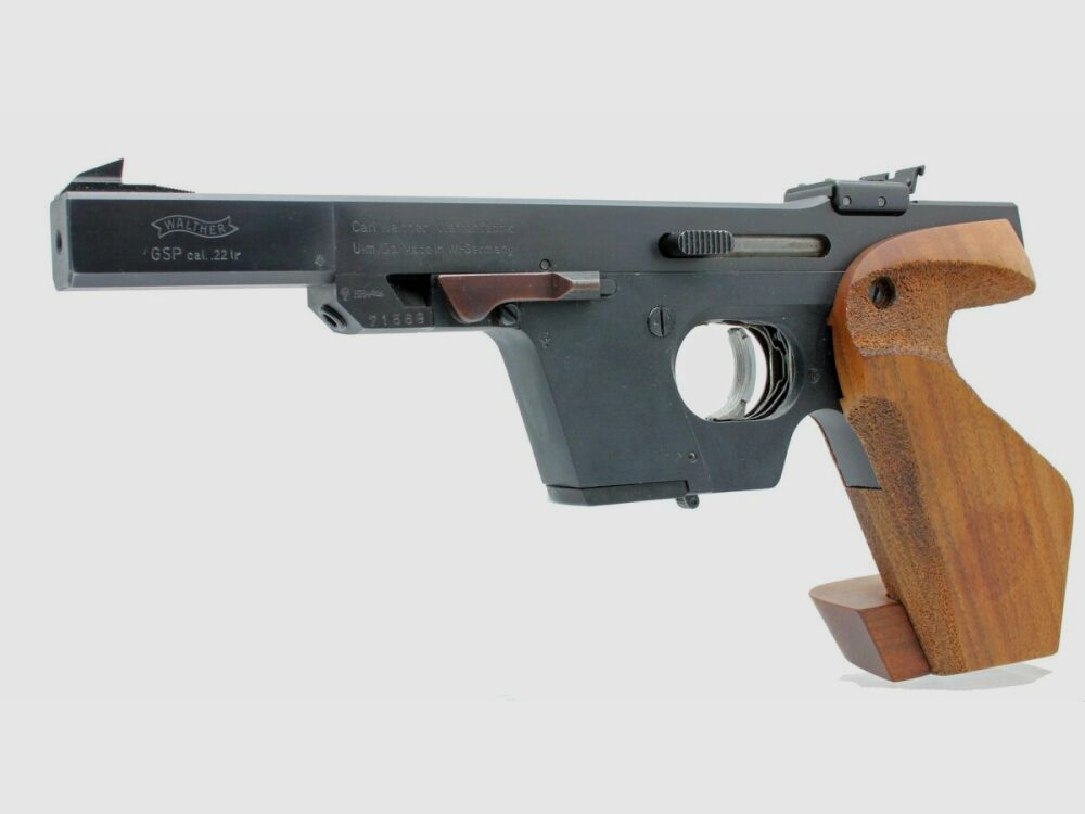 Walther sport- en autoriteitswapens Walther GSP sportpistool kaliber 22 L.R. gebruikt (jaar 77)