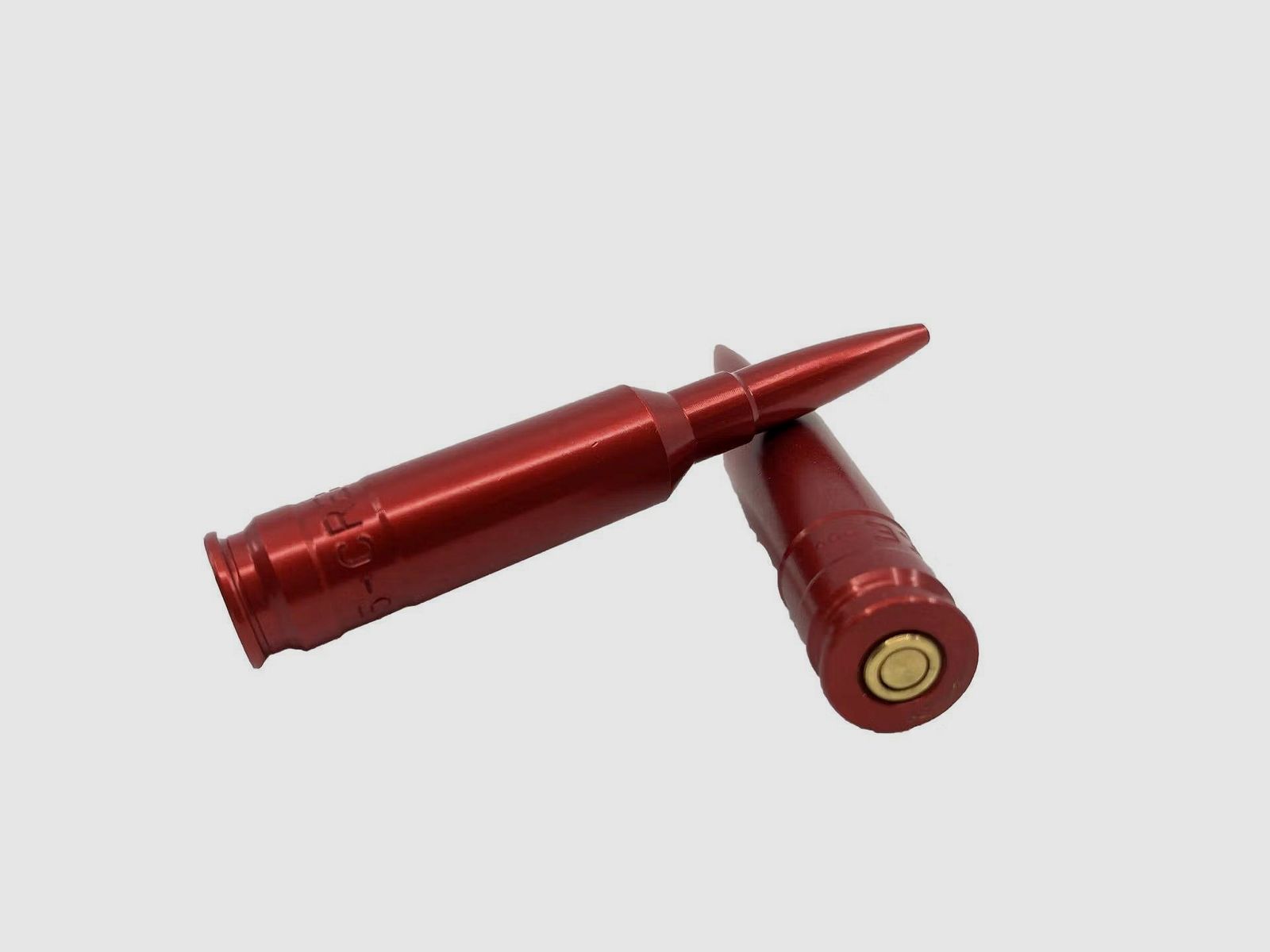 Cartuchos de buffer de aluminio cal. 6,5 Creedmoor, 2 piezas anodizadas en rojo de EVOLUTION