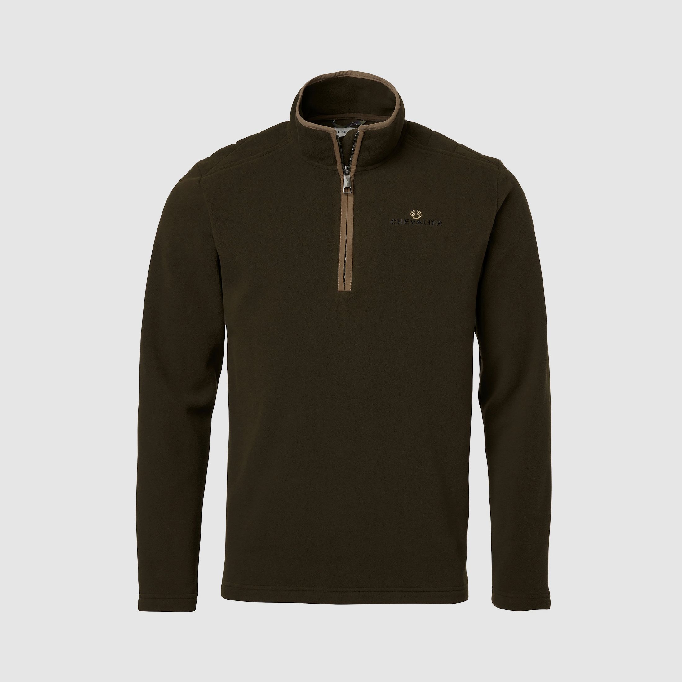 Chevalier Beater Half Zip Fleece Pullover Homme Vert Foncé XXXL