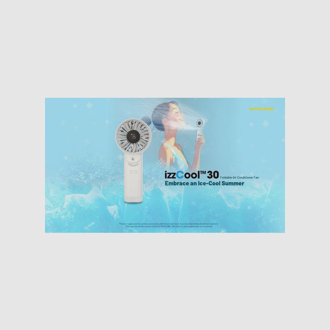 Nitecore izzCool 30 Klappbarer Klimaanlagenventilator, Bild 4 von 10