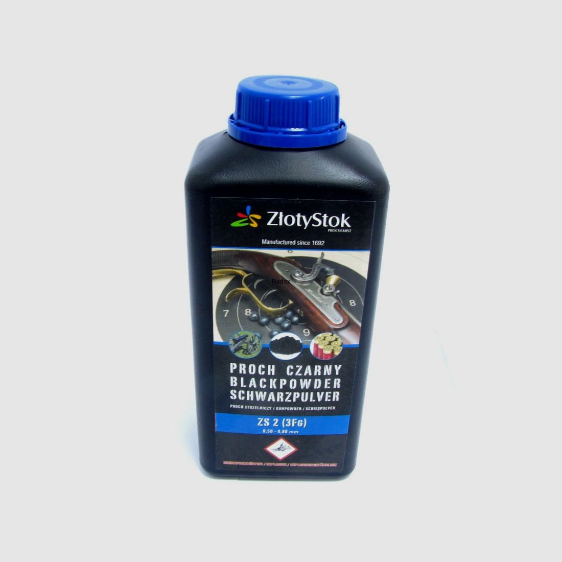 Czarny proch strzelniczy Złoty Stok ZS 2 - 1kg