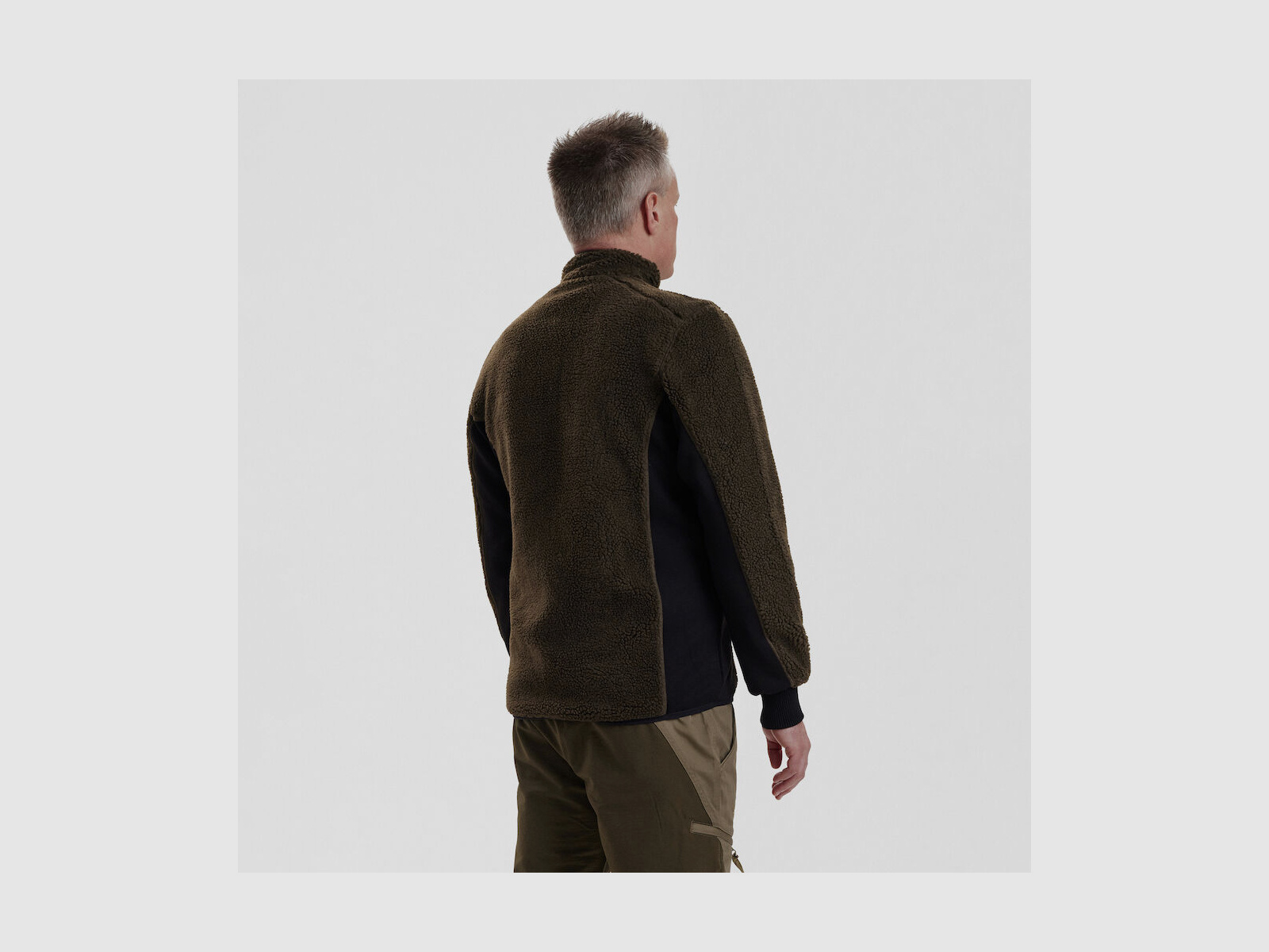 DEERHUNTER Rogaland Fleece Jacket Chocolate Brown