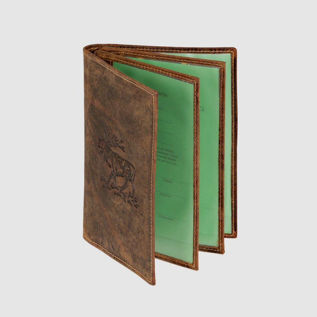 AKAH Jagdscheinetui Hirsch