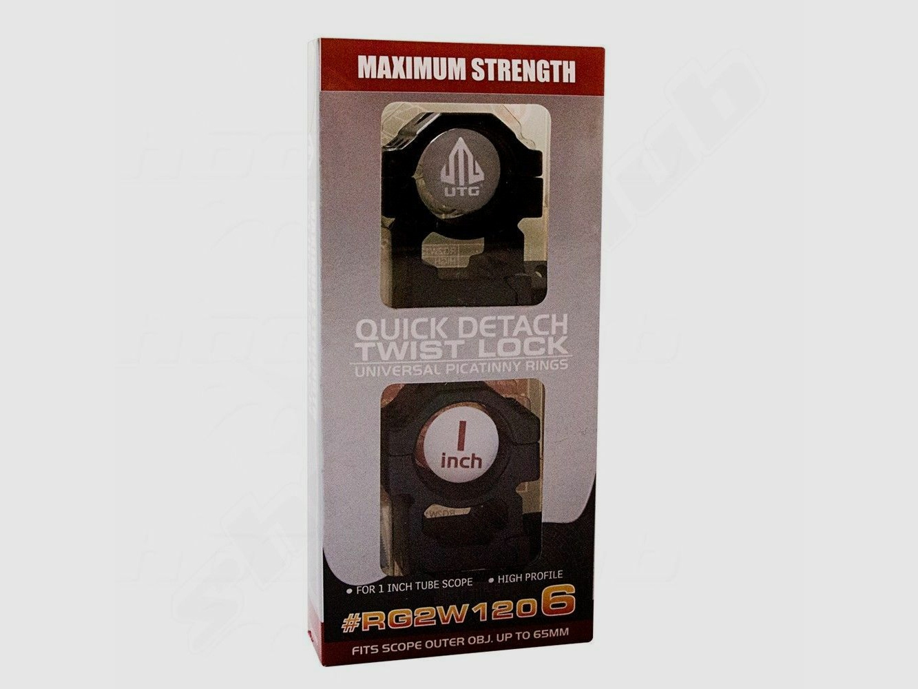 Anelli di montaggio UTG alti 1 pollice per 22mm - 25mm
