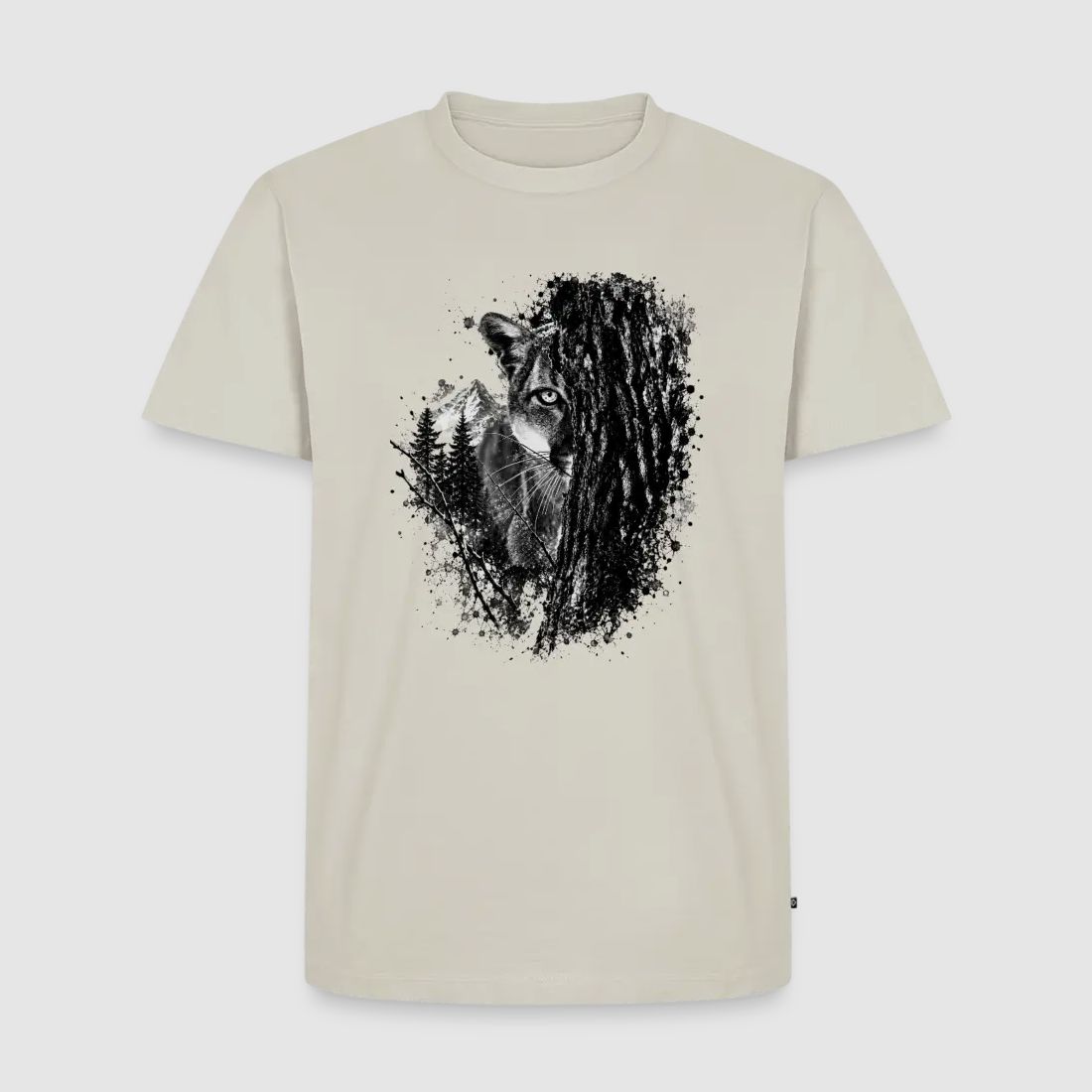 PUMA Men´s Premium T-Shirt „Lauernder Puma"