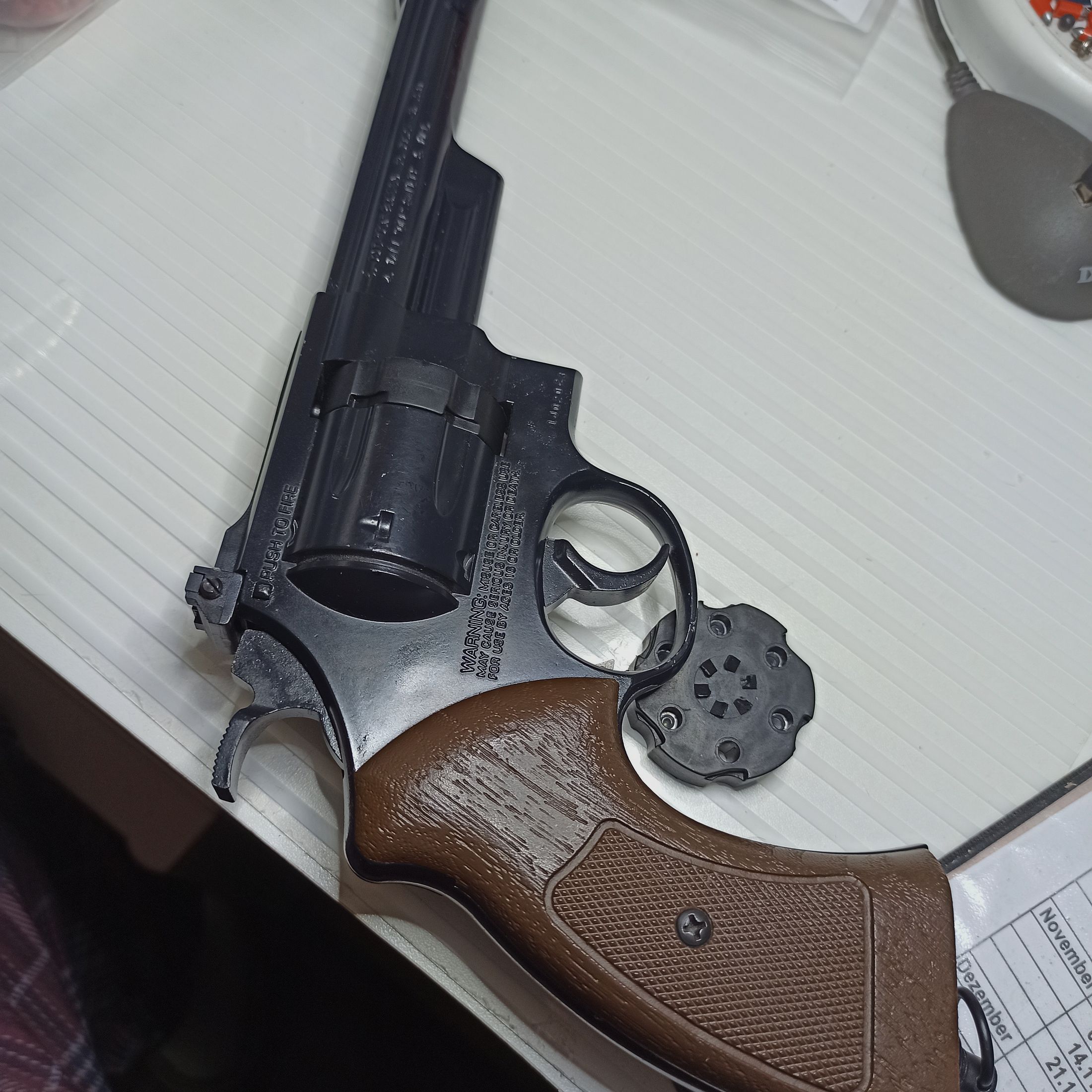 Vintage: CO2 Revolver "Daisy" Powerline 44 Diabolo 4,5 
