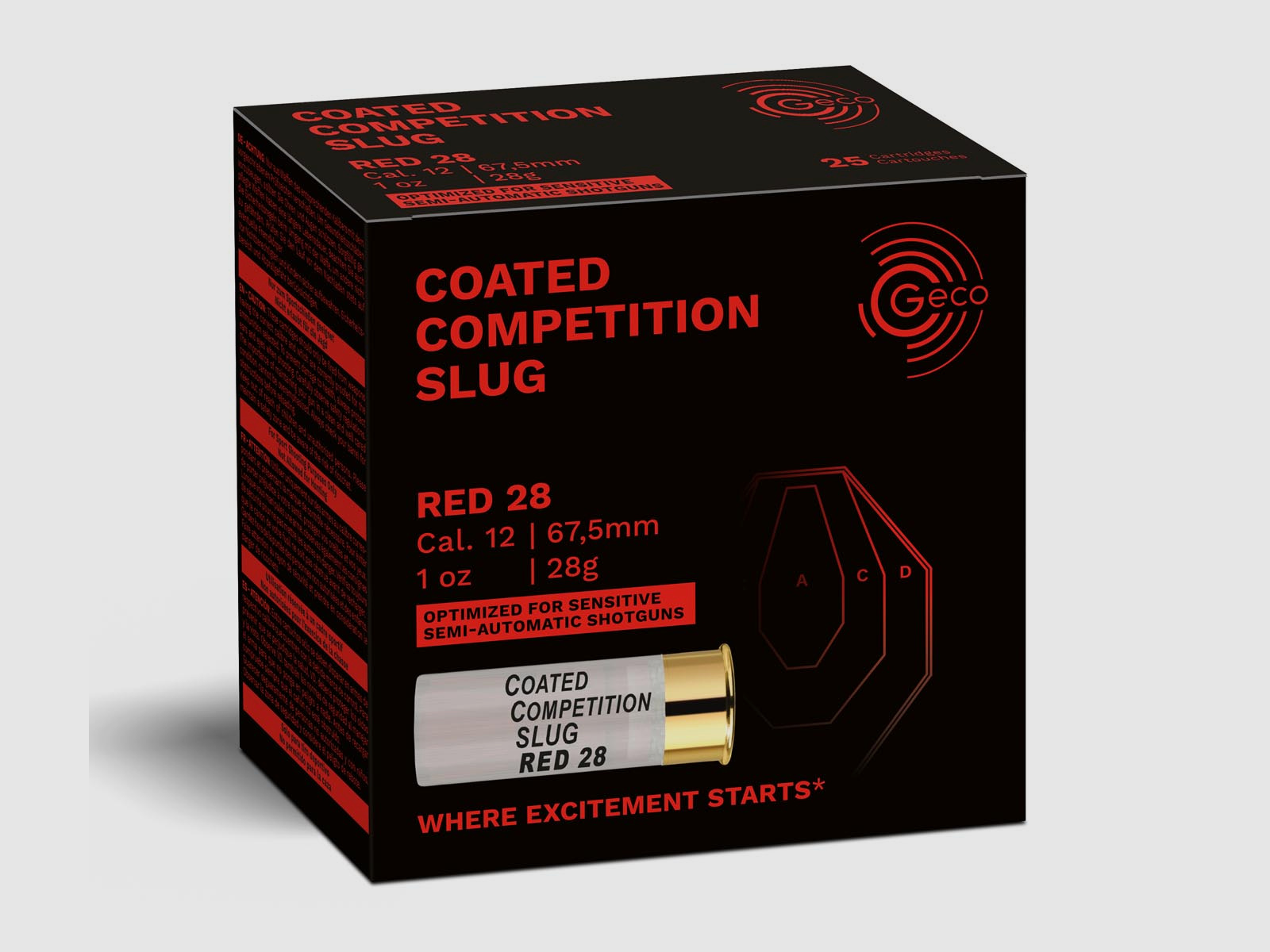 Geco 12/67,5 Competition Slug 28g