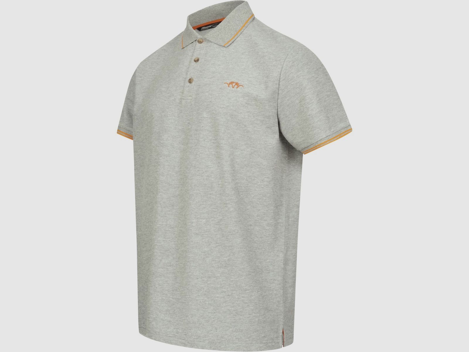 BLASER Herren Polo Shirt 22 Grau Melange