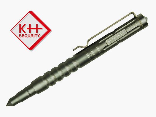 KH SECURITY Kubotan + Kugelschreiber TACTICAL PEN PREMIUM II, Titanium