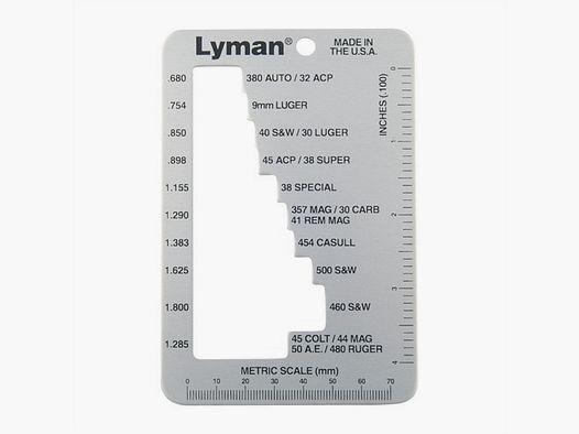 LYMAN E-Zee Galga de vainas para pistola y revólver