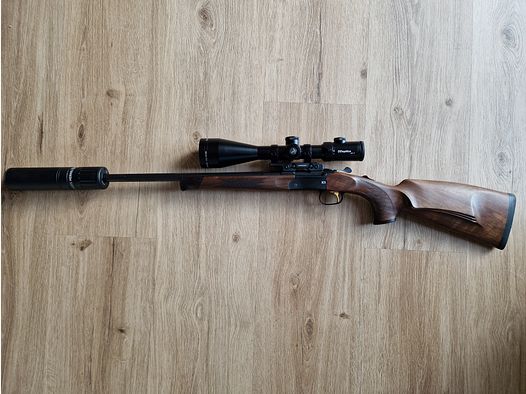 Komplettangebot Merkel K5 Extreme Kaliber .308 Win (Zielfernrohr inkl. Montage, Schalldämpfer und Gewehrriemen)