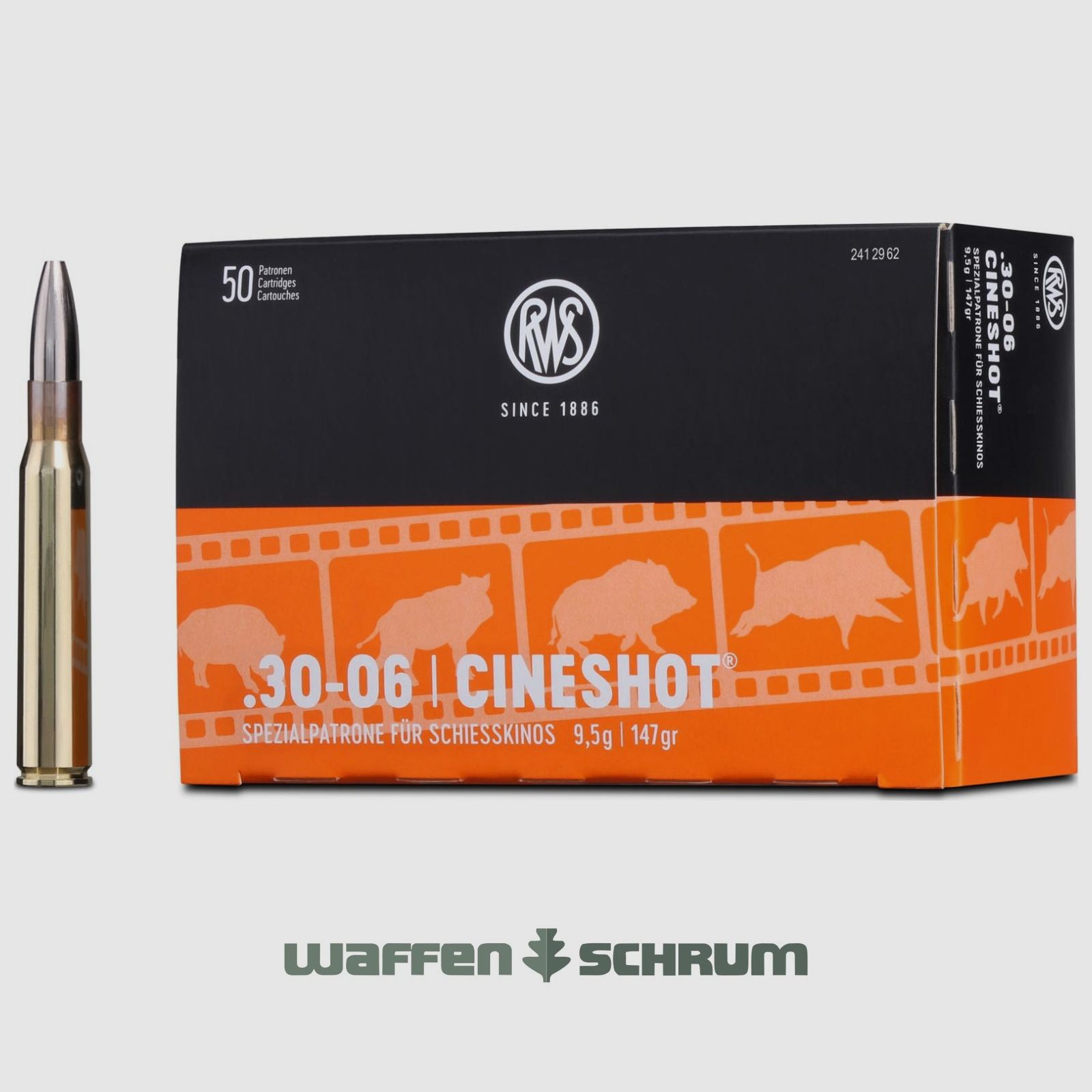 RWS Cineshot 9,5g - 147gr .30-06Spring 30er Pck.