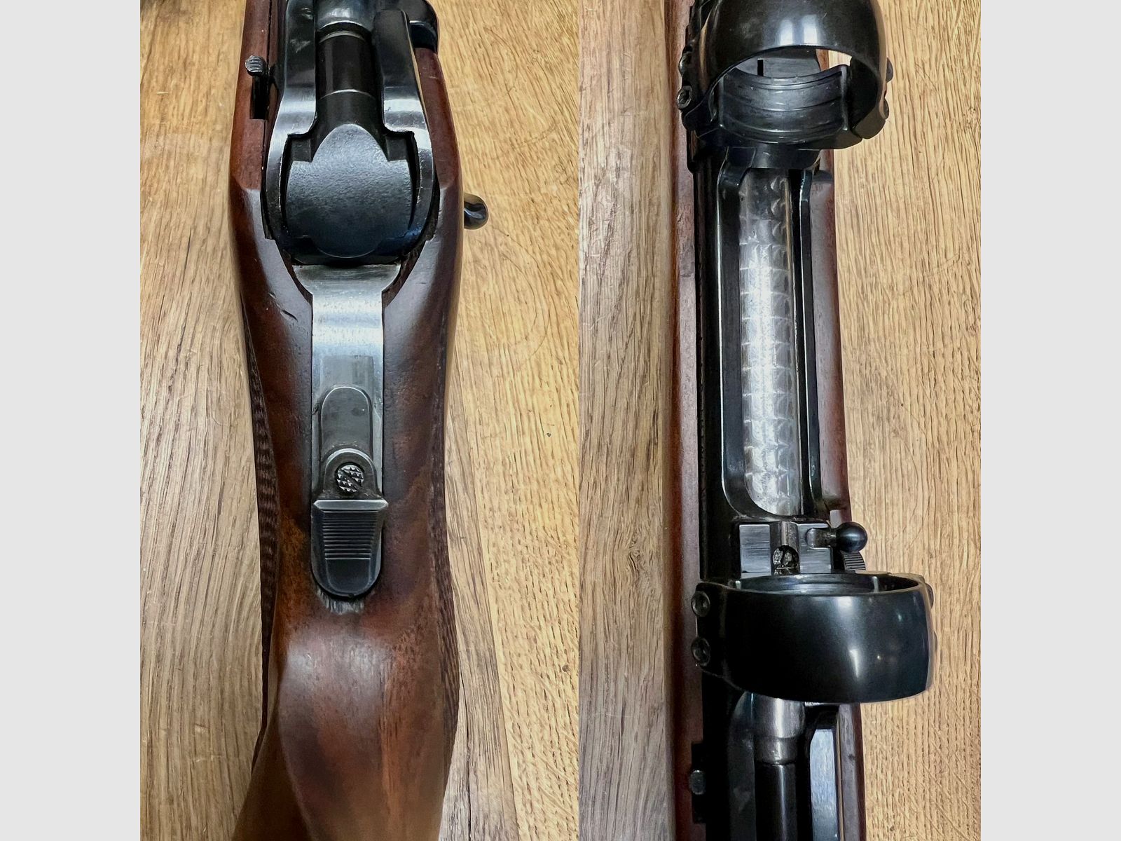 Karabinek Krico Kriegescorte z tłumikiem dźwięku, bezpieczny karabin powtarzalny