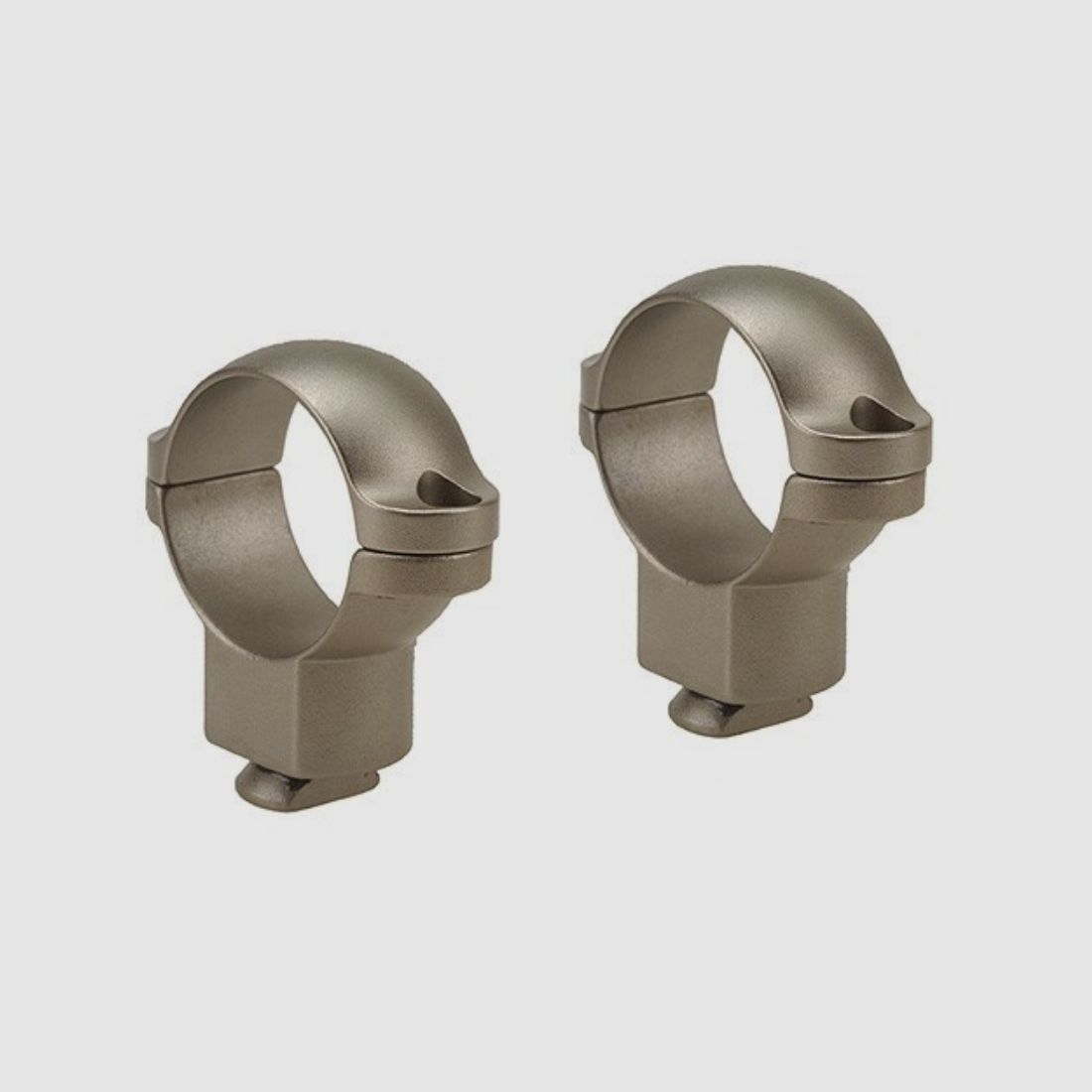 Leupold Dual Dovetail Ringi 25,4mm wysoki srebrny
