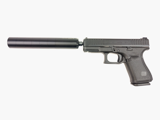 Glock 44 FS mit Gewindelauf .22 lr mit A-Tec CMM-6 SD